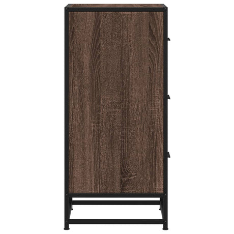 Sideboard 35.5X35X76 Cm Engineered Wood And Metal