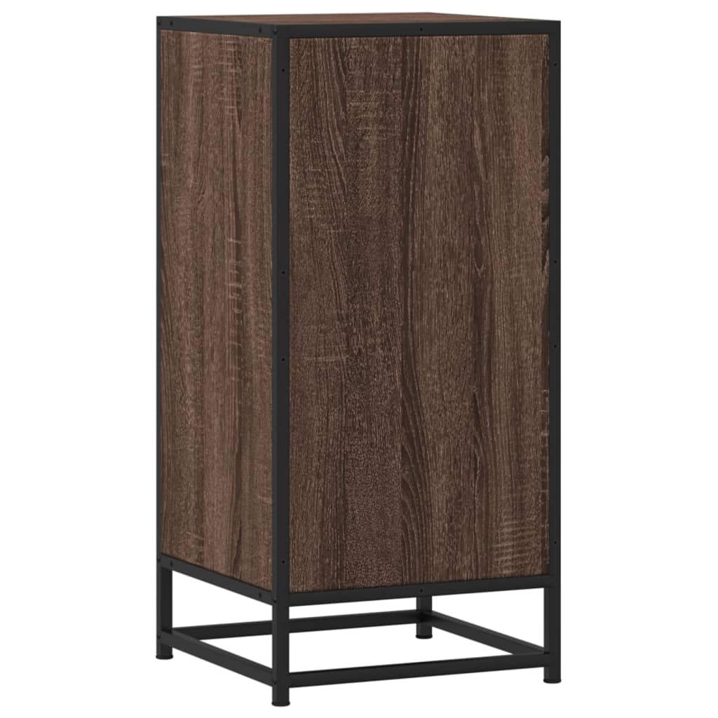 Sideboard 35.5X35X76 Cm Engineered Wood And Metal