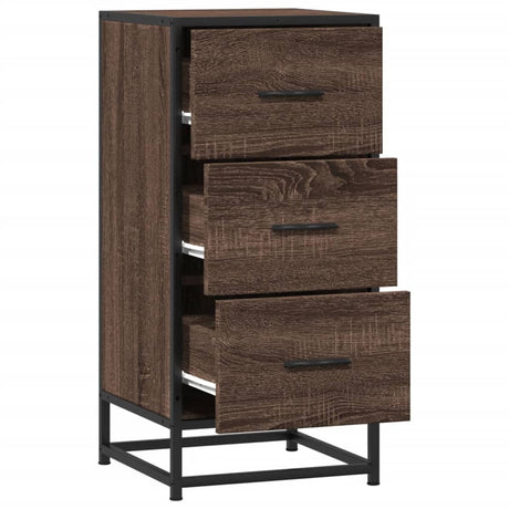 Sideboard 35.5X35X76 Cm Engineered Wood And Metal