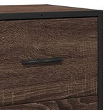 Sideboard 35.5X35X76 Cm Engineered Wood And Metal