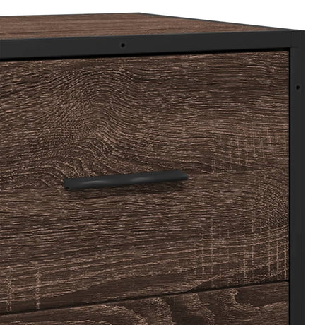 Sideboard 35.5X35X76 Cm Engineered Wood And Metal