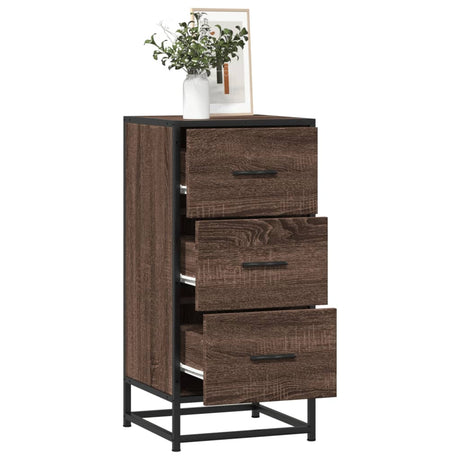 Sideboard 35.5X35X76 Cm Engineered Wood And Metal