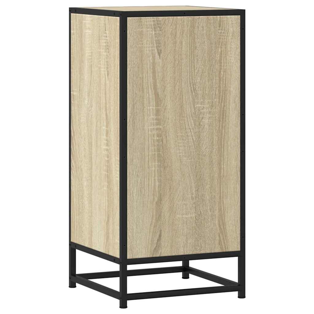 Sideboard 35.5X35X76 Cm Engineered Wood And Metal