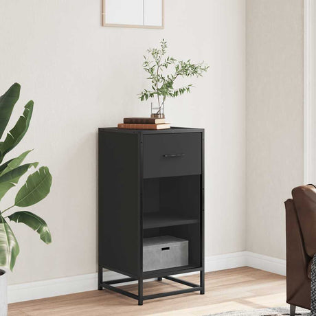 Sideboard 35.5X35X76 Cm Engineered Wood And Metal