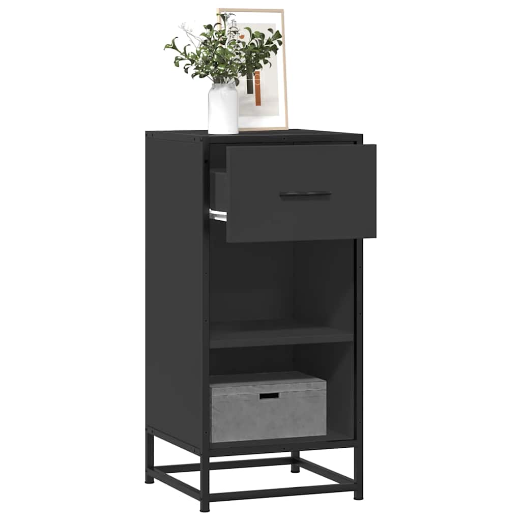 Sideboard 35.5X35X76 Cm Engineered Wood And Metal