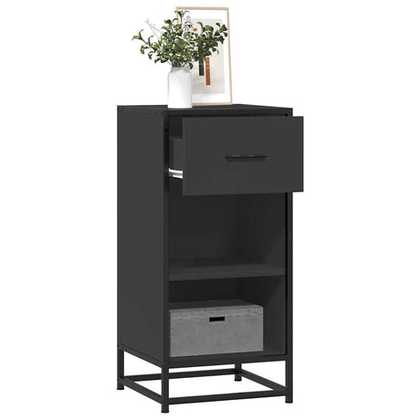 Sideboard 35.5X35X76 Cm Engineered Wood And Metal