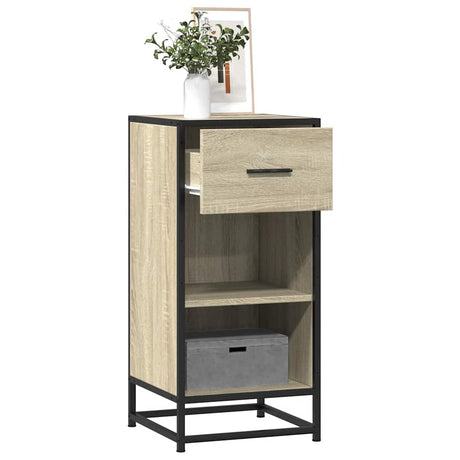 Sideboard 35.5X35X76 Cm Engineered Wood And Metal