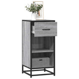 Sideboard 35.5X35X76 Cm Engineered Wood And Metal