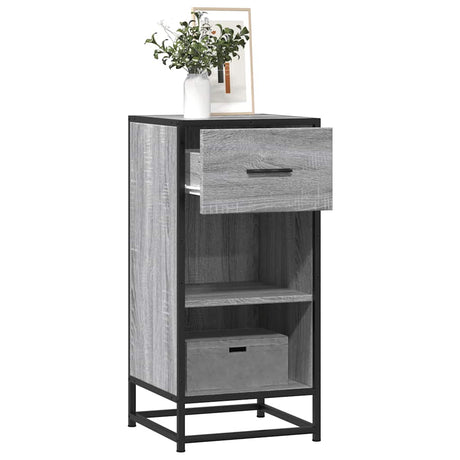 Sideboard 35.5X35X76 Cm Engineered Wood And Metal