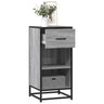 Sideboard 35.5X35X76 Cm Engineered Wood And Metal