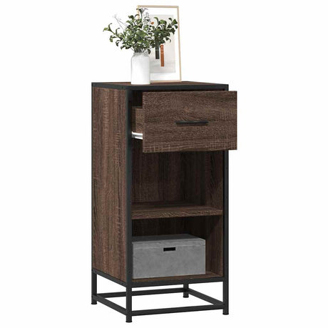 Sideboard 35.5X35X76 Cm Engineered Wood And Metal