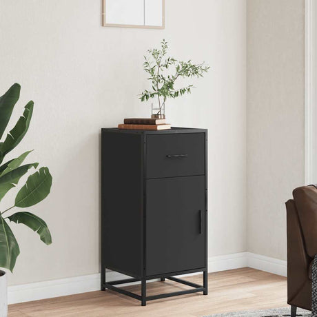 Sideboard 35.5X35X76 Cm Engineered Wood And Metal