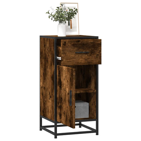 Sideboard 35.5X35X76 Cm Engineered Wood And Metal