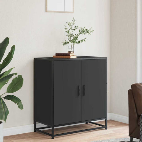 Sideboard 68X35X76 Cm Engineered Wood And Metal