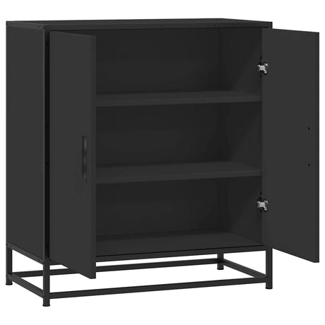 Sideboard 68X35X76 Cm Engineered Wood And Metal