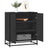 Sideboard 68X35X76 Cm Engineered Wood And Metal