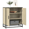 Sideboard 68X35X76 Cm Engineered Wood And Metal