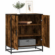 Sideboard 68X35X76 Cm Engineered Wood And Metal