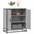 Sideboard 68X35X76 Cm Engineered Wood And Metal