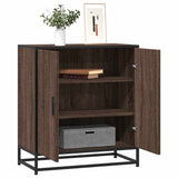 Sideboard 68X35X76 Cm Engineered Wood And Metal