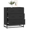 Sideboard 68X35X76 Cm Engineered Wood And Metal
