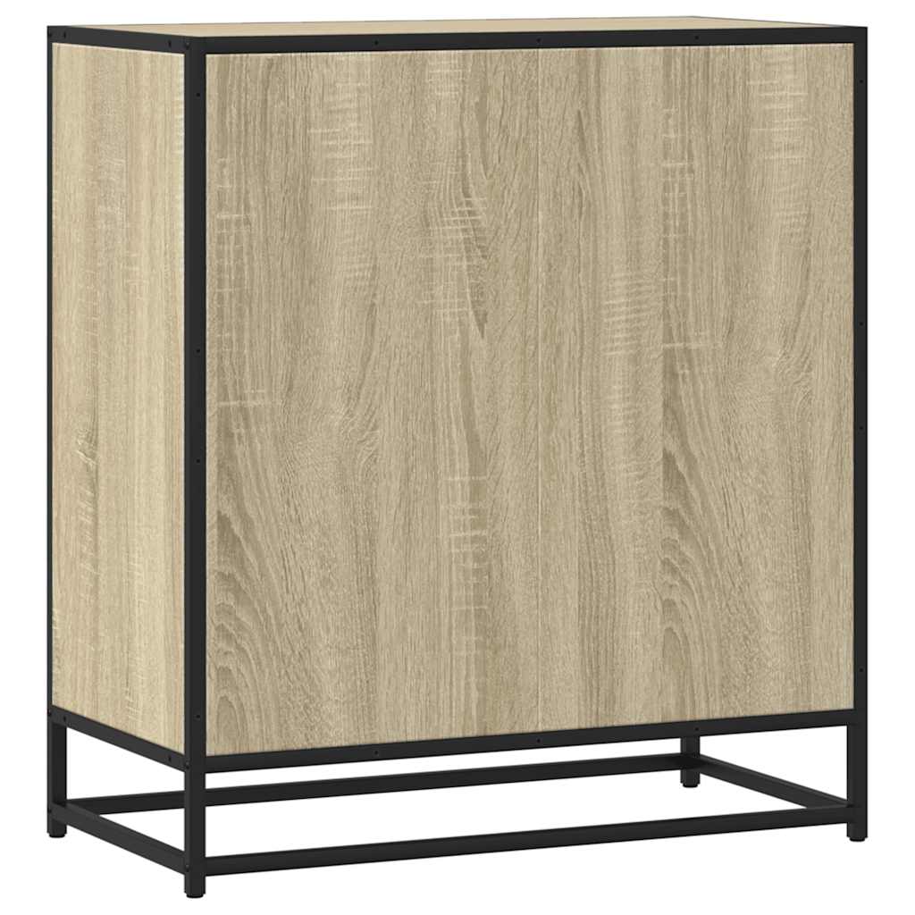Sideboard 68X35X76 Cm Engineered Wood And Metal