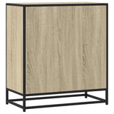 Sideboard 68X35X76 Cm Engineered Wood And Metal