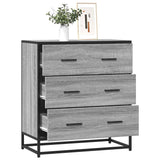 Sideboard 68X35X76 Cm Engineered Wood And Metal