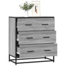 Sideboard 68X35X76 Cm Engineered Wood And Metal