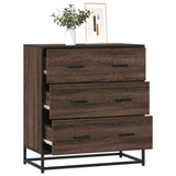 Sideboard 68X35X76 Cm Engineered Wood And Metal