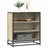 Sideboard 68X35X76 Cm Engineered Wood And Metal
