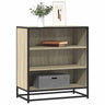 Sideboard 68X35X76 Cm Engineered Wood And Metal