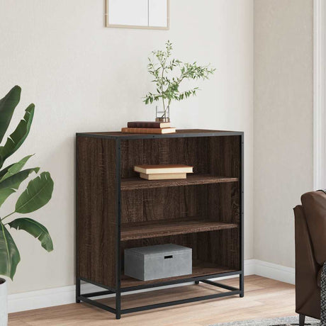 Sideboard 68X35X76 Cm Engineered Wood And Metal