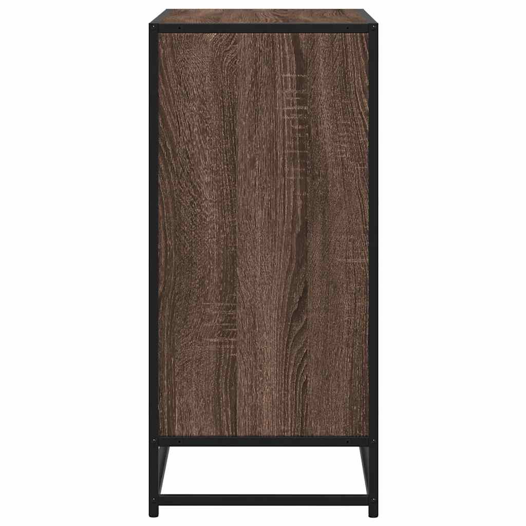 Sideboard 68X35X76 Cm Engineered Wood And Metal