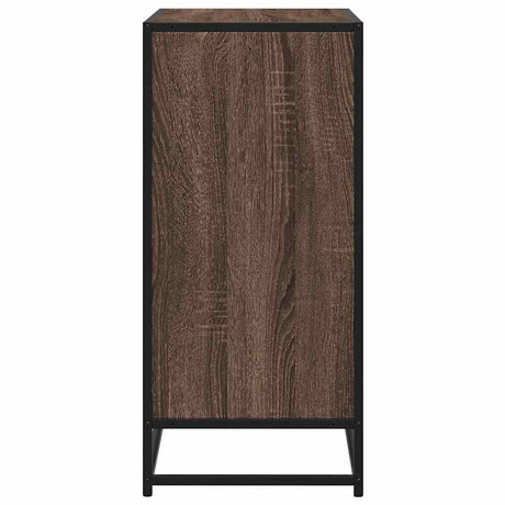 Sideboard 68X35X76 Cm Engineered Wood And Metal