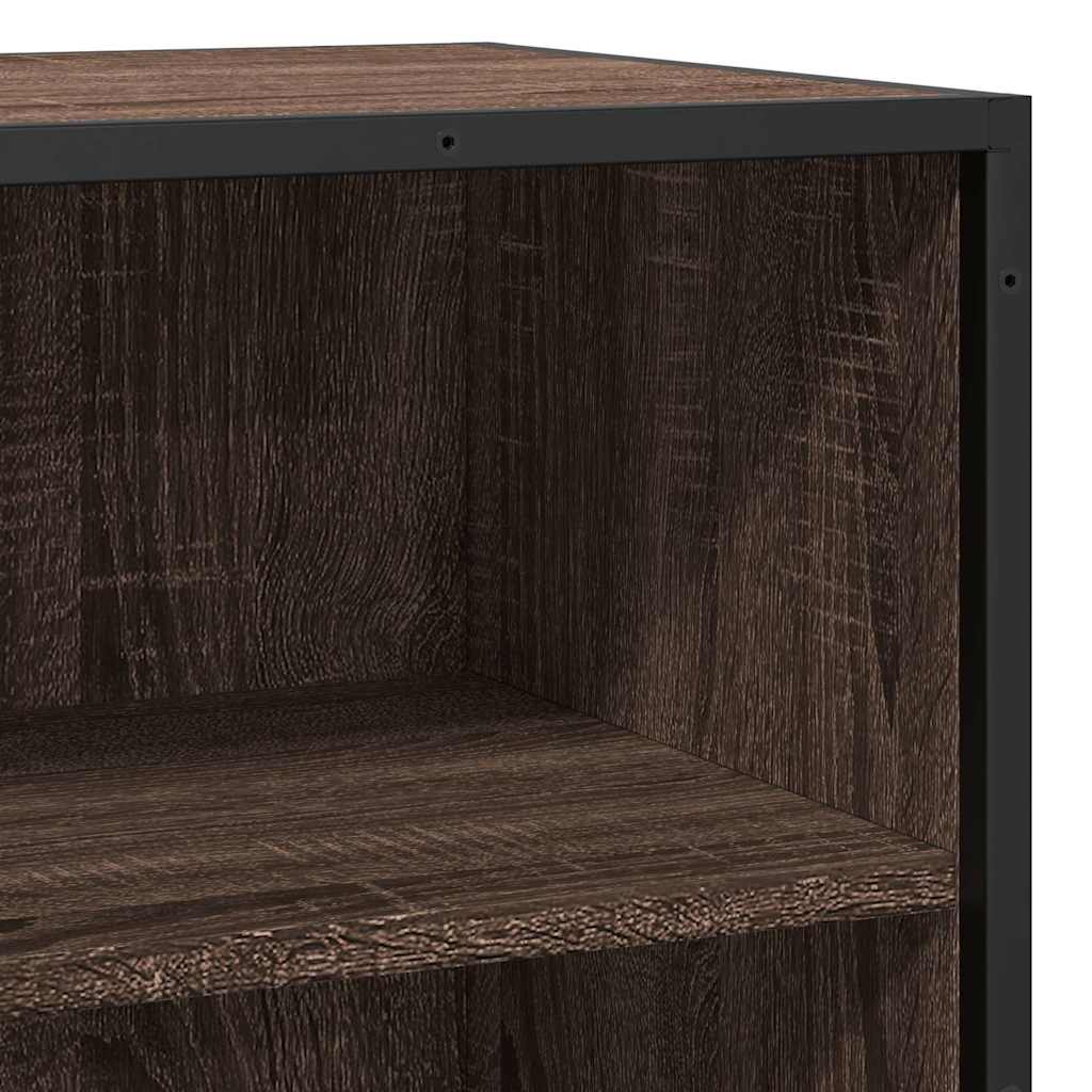 Sideboard 68X35X76 Cm Engineered Wood And Metal