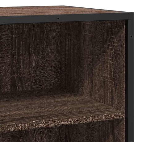 Sideboard 68X35X76 Cm Engineered Wood And Metal