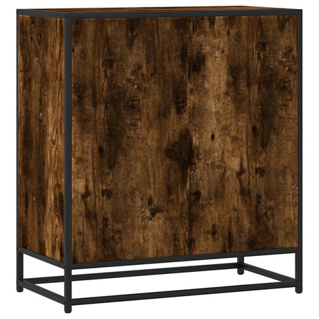 Sideboard 68X35X76 Cm Engineered Wood And Metal