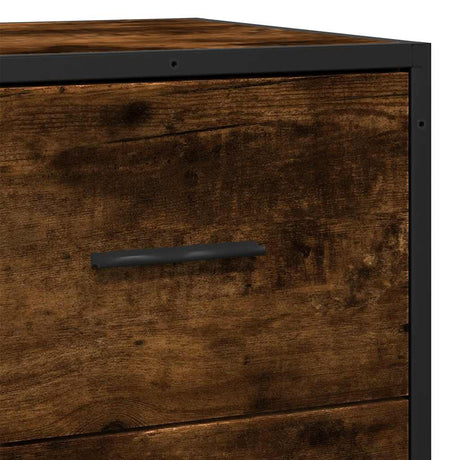 Sideboard 68X35X76 Cm Engineered Wood And Metal