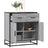 Sideboard 68X35X76 Cm Engineered Wood And Metal
