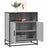 Sideboard 68X35X76 Cm Engineered Wood