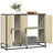 Sideboard 94X35X76 Cm Engineered Wood
