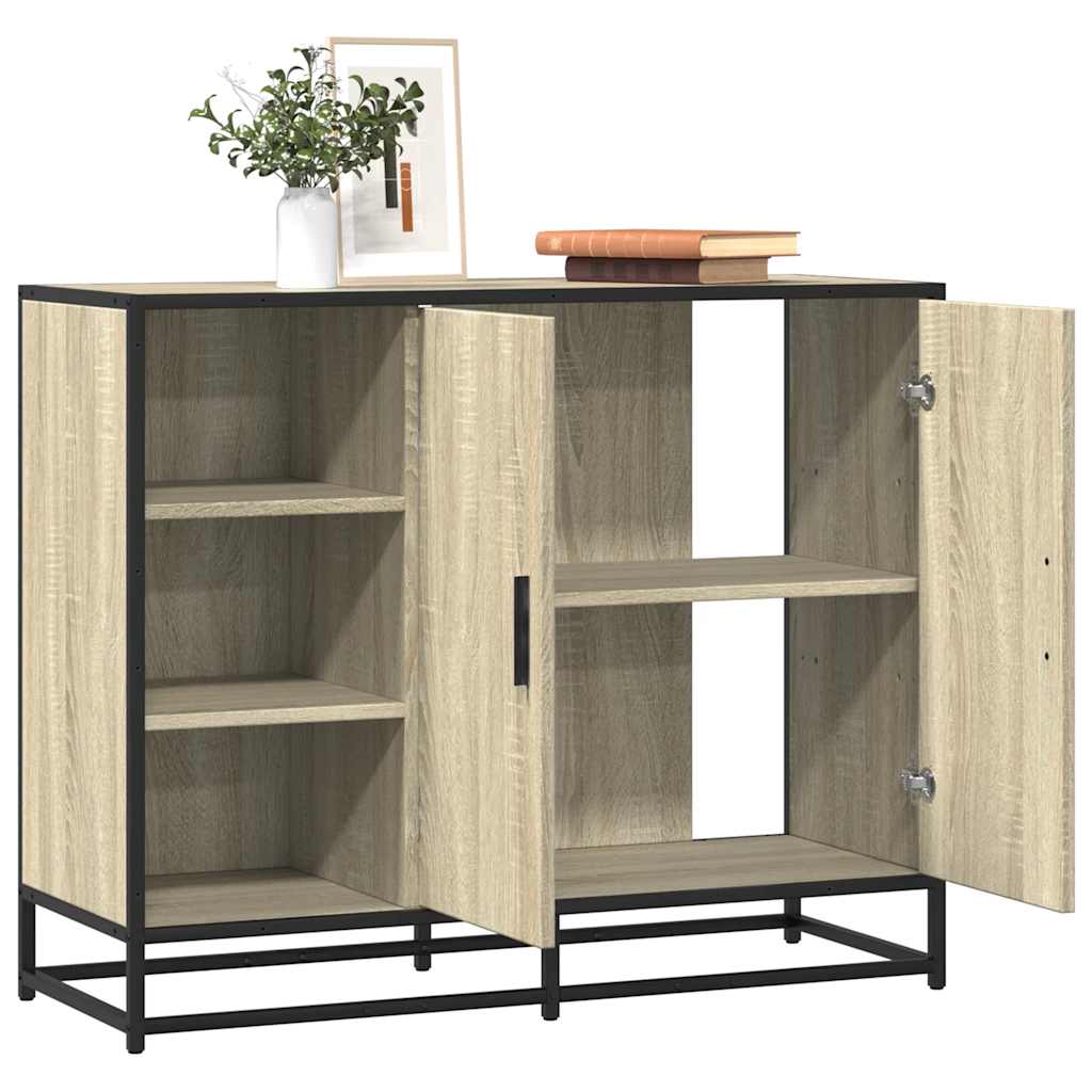 Sideboard 92X35X76 Cm Engineered Wood