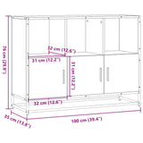 Sideboard 100X35X76 Cm Engineered Wood