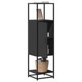 Highboard 35.5X35X139 Cm Engineered Wood And Metal