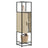 Highboard 35.5X35X139 Cm Engineered Wood And Metal