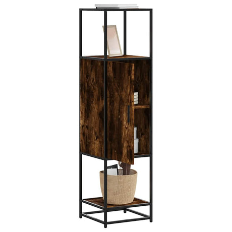 Highboard 35.5X35X139 Cm Engineered Wood And Metal