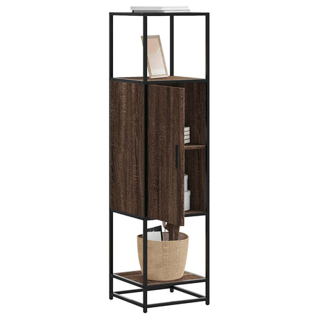 Highboard 35.5X35X139 Cm Engineered Wood And Metal