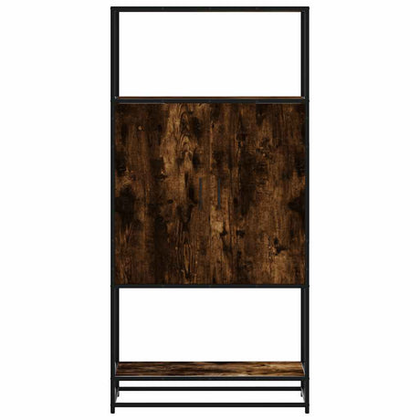 Highboard 68X35X139 Cm Engineered Wood And Metal