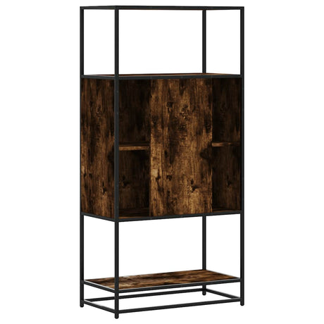 Highboard 68X35X139 Cm Engineered Wood And Metal